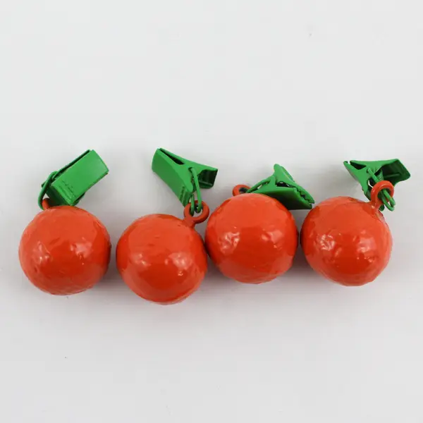 Set of 4 Vintage Tomato-Shaped Tablecloth Weights Made In Germany 