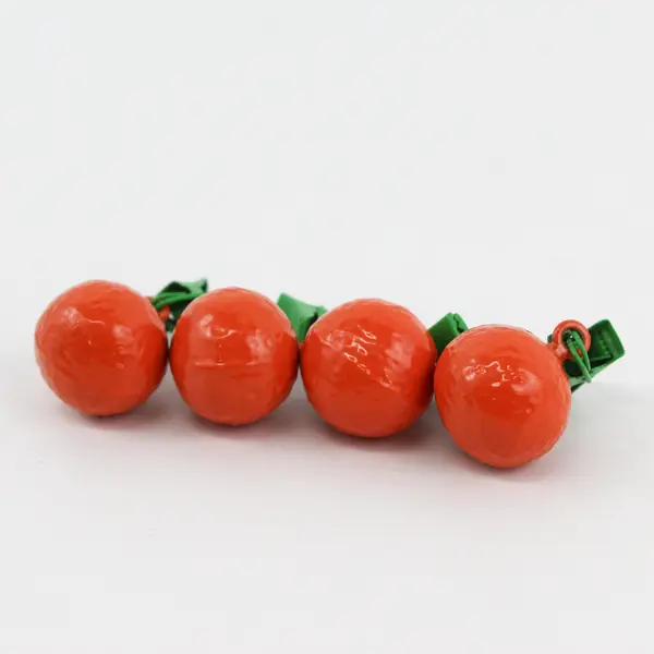 Set of 4 Vintage Tomato-Shaped Tablecloth Weights Made In Germany 