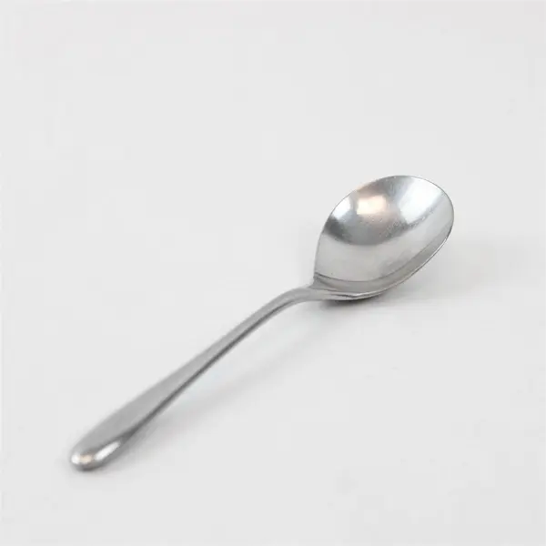 National Stainless Astrid Pattern Stainless Steel Sugar Spoon 6" Rare HTF