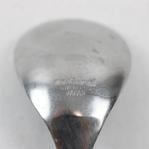 National Stainless Astrid Pattern Stainless Steel Sugar Spoon 6" Rare HTF