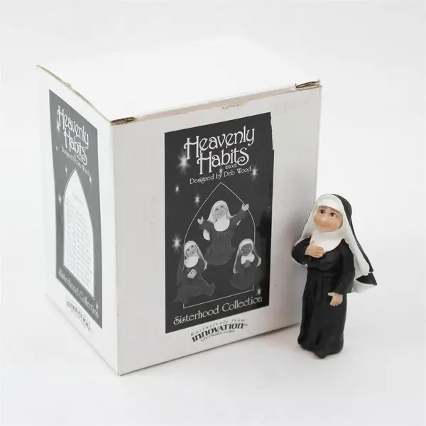 Deb Wood Heavenly Habits Sisterhood Sister Mary Serenity Resin Figurine