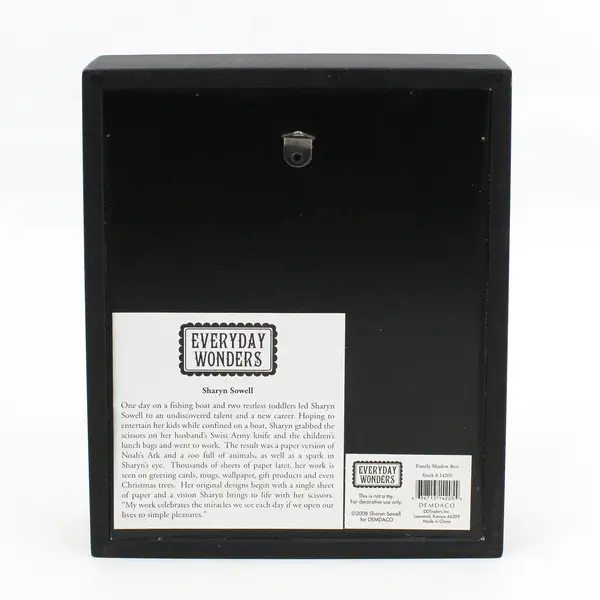 Demdaco Everyday Wonders Family Shadow Box 6.5" x 8"