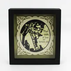 Demdaco Everyday Wonders Seeds of Love Shadow Box 8" x 9"