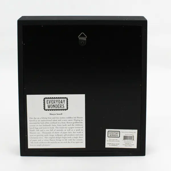 Demdaco Everyday Wonders Seeds of Love Shadow Box 8" x 9"