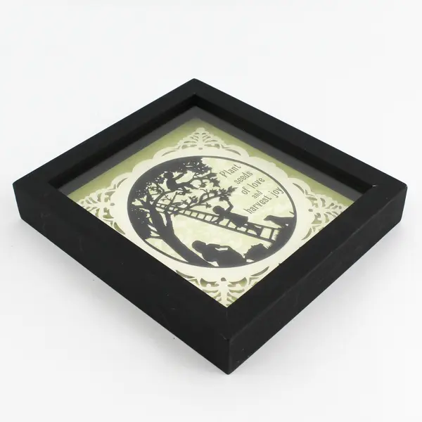 Demdaco Everyday Wonders Seeds of Love Shadow Box 8" x 9"