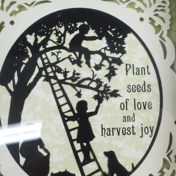 Demdaco Everyday Wonders Seeds of Love Shadow Box 8" x 9"