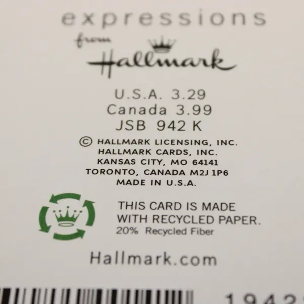 Hallmark Expressions Humorous Funny Birthday Card UNUSED