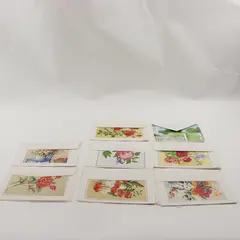 Set of 8 Vintage American Greetings Forget Me Not Easter Greeting Cards Unused
