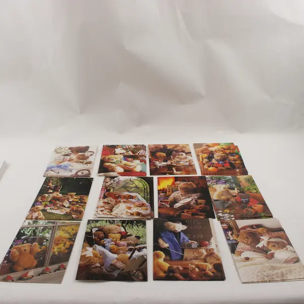 Set of 20 Vintage Victoria Avenue Teddy Bear Greeting Cards
