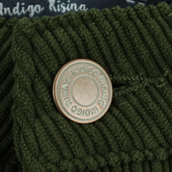 Indigo Rising Olive Green Corduroy Wide-Leg Pants Juniors Size 9/29
