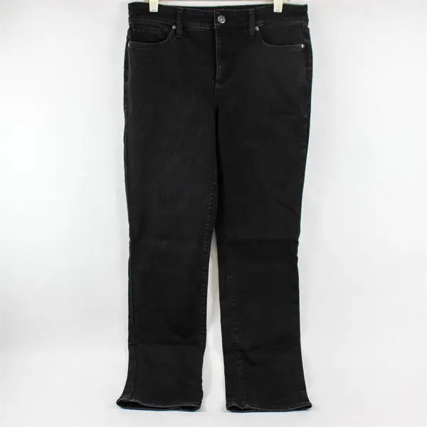 St. John's Bay Black Straight Leg Jeans Women's Size 10