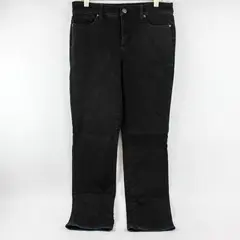 St. John's Bay Black Straight Leg Jeans Women's Size 10