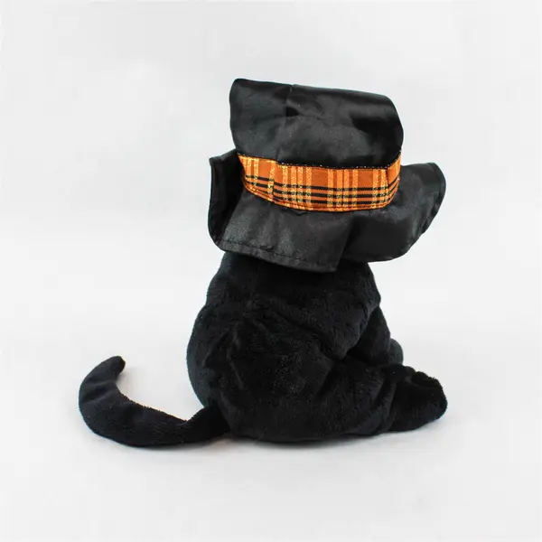 TY Beanie Babies Merlin 2005 Black Cat With Witch Hat W/Out Tag Plush Toy
