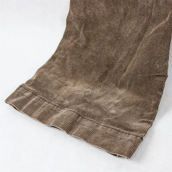Rock & Roll Denim Brown High-Rise Corduroy Flared Pants Women's W30 x L32