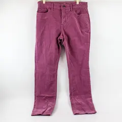 St. John's Bay Mauve Pink Straight-Leg Corduroy Pants Women's Size 12