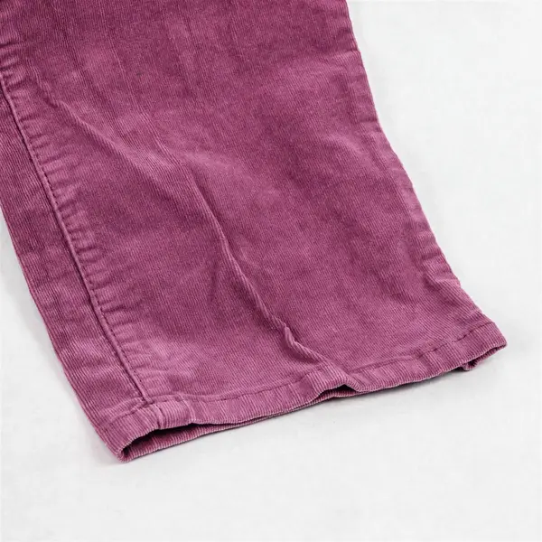 St. John's Bay Mauve Pink Straight-Leg Corduroy Pants Women's Size 12