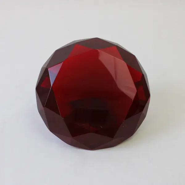 3" Red Crystal Diamond Paperweight Home Office Wedding Decor 