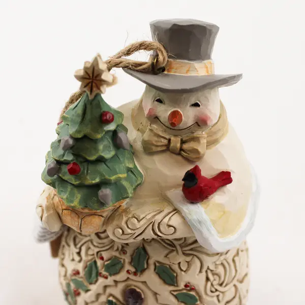 Enesco Jim Shore White Woodland Snowman 6012691 NIB Collectible Figurine