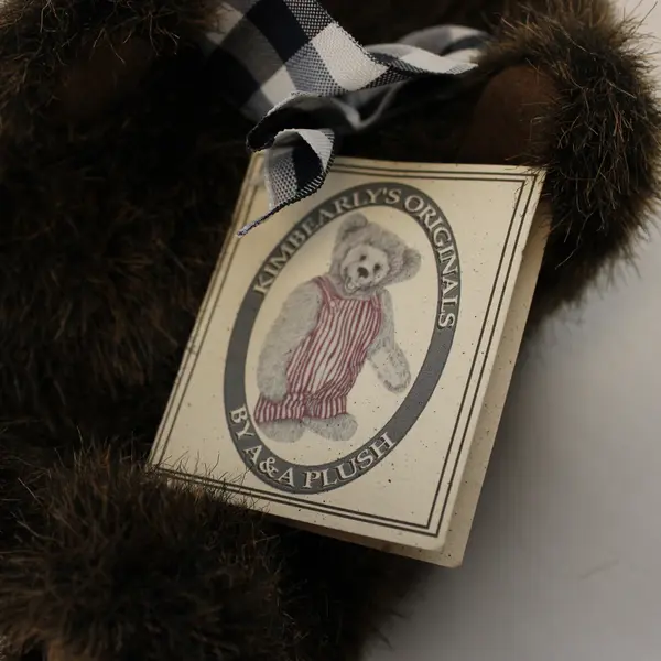 Kimbearly's Originals Mini Willie Jointed Plush Brown Bear 6"