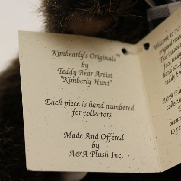 Kimbearly's Originals Mini Willie Jointed Plush Brown Bear 6"