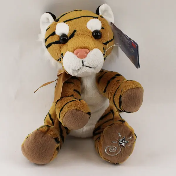 2006 Russ Shining Stars Tiger Plush with Code 8"