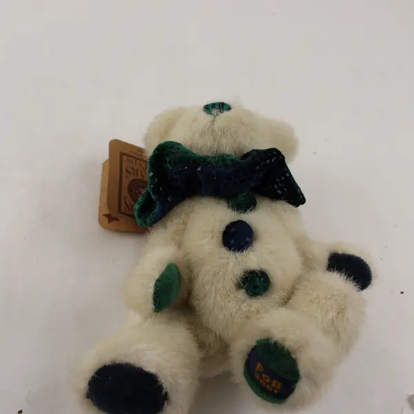 Boyds Bears Gadget Jointed Off-White Clown Bear Plush 6"