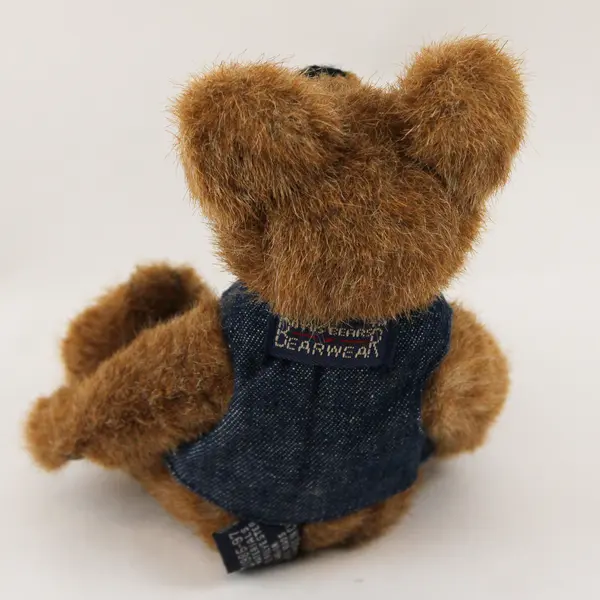 Boyds Bears Raeburn Jointed Brown Bear Plush in Vest 7"