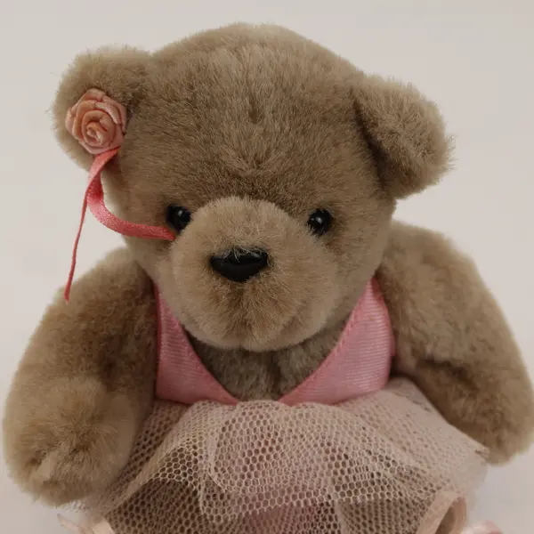 Applause Katrina Ballerina Brown Bear Plush Toy 5"