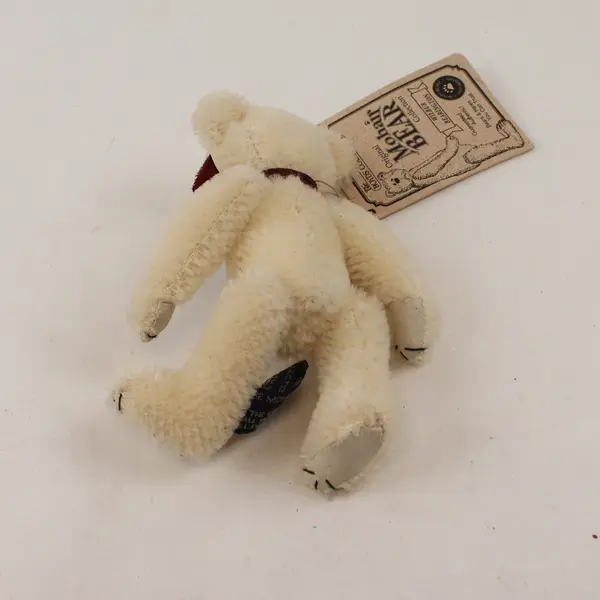 Boyds Collection Original Mohair Bear Wilbur Bearington Jointed White Plush  5"