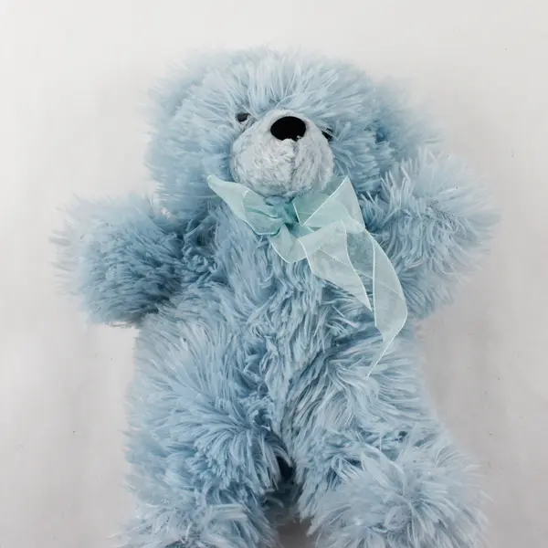 Circus Circus Las Vegas Blue Plush Bear Toy 9"