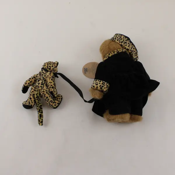 Boyds Bears Bailey Bear with Pet Leopard Plush Toy 9"