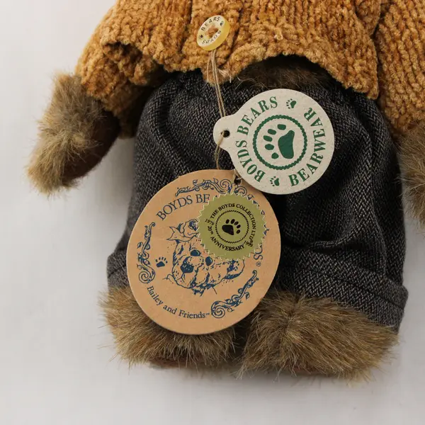 Boyds Bears Matthew H. Bear Jointed Brown Bear Plush 8"