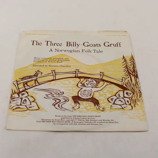 Scholastic Records – The Three Billy-Goats Gruff / Gingerbread Man 7" Vinyl