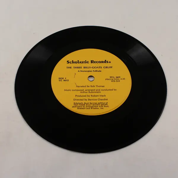 Scholastic Records – The Three Billy-Goats Gruff / Gingerbread Man 7" Vinyl