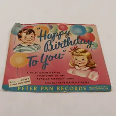 The Caroleers  Happy Birthday / For He's A Jolly Good Fellow 7" Vinyl Record