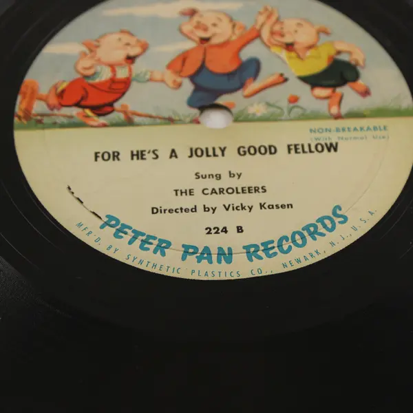 The Caroleers  Happy Birthday / For He's A Jolly Good Fellow 7" Vinyl Record
