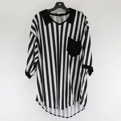 Referee Jersey Shirt Halloween Costume Adult Size Large