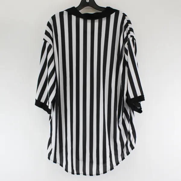 Referee Jersey Shirt Halloween Costume Adult Size Large