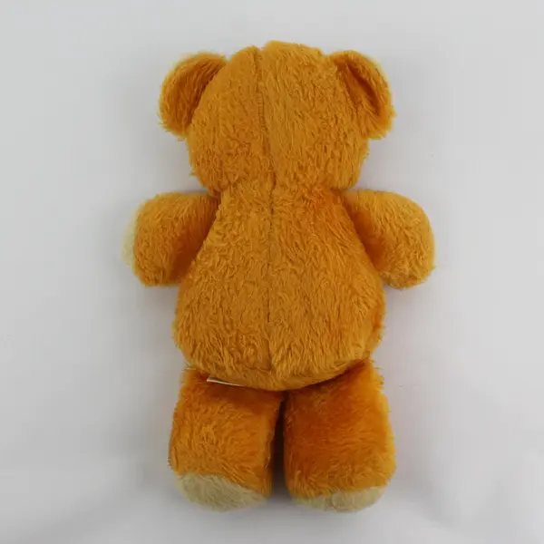 Vintage 1975 Fisher Price Freddy Teddy Bear W/ Apple Bib 