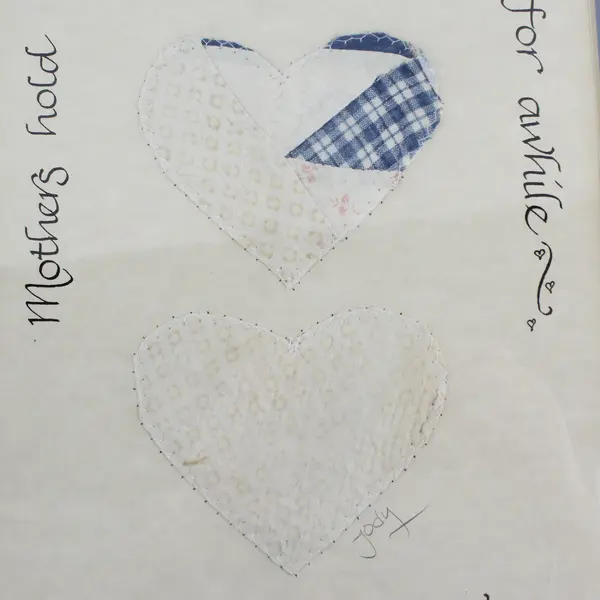 Handmade Framed and Mounted Print Mothers Hold Their Children's Hands Awhile ...