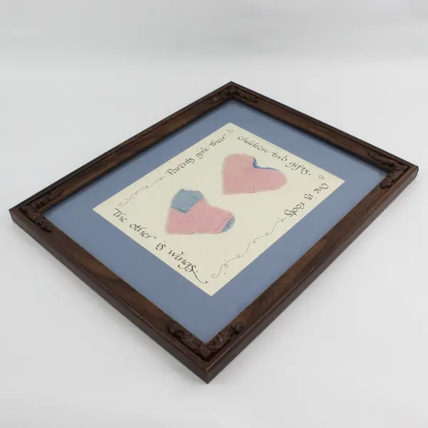 Handmade Framed  Matted Print Parents Give Their Children Two Gifts One Is Roots