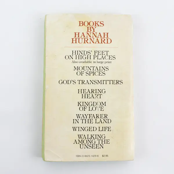 Vintage Hinds' Feet on High Places Hannah Hurnard 1979 Paperback Acceptable