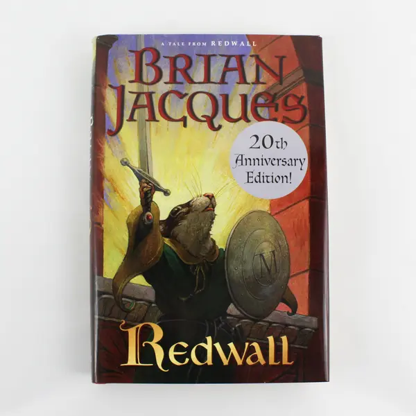 Redwall by Brian Jacques 2007 20th Anniversary Edition Hardcover Dust Jacket VG