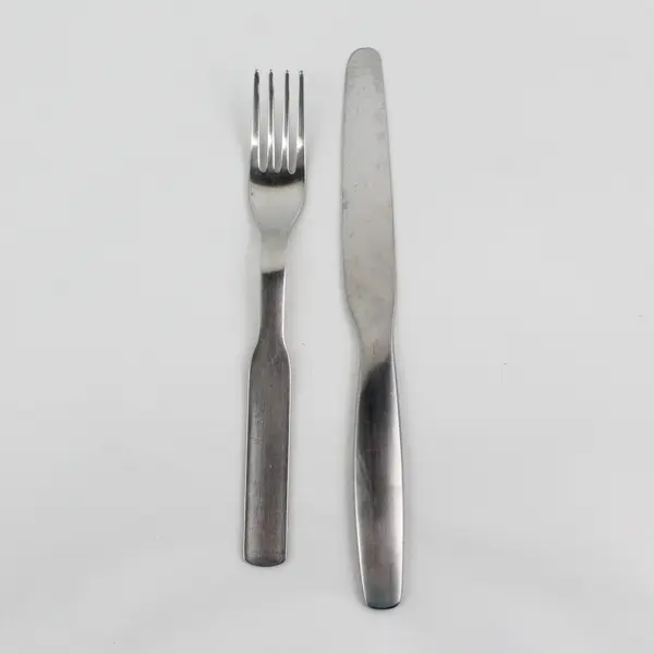 Set of 2 IKEA 365+ Stainless Steel Silverware Place Fork and Dining Knife