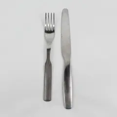 Set of 2 IKEA 365+ Stainless Steel Silverware Place Fork and Dining Knife