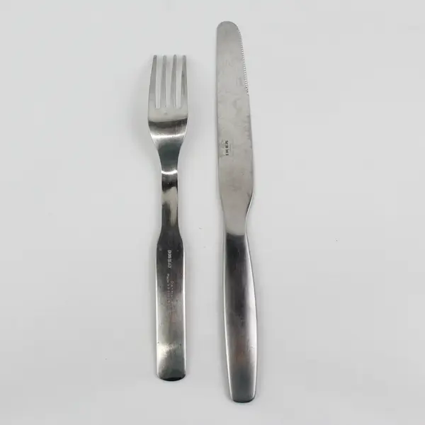 Set of 2 IKEA 365+ Stainless Steel Silverware Place Fork and Dining Knife