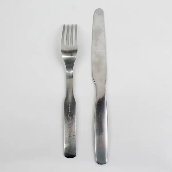Set of 2 IKEA 365+ Stainless Steel Silverware Place Fork and Dining Knife
