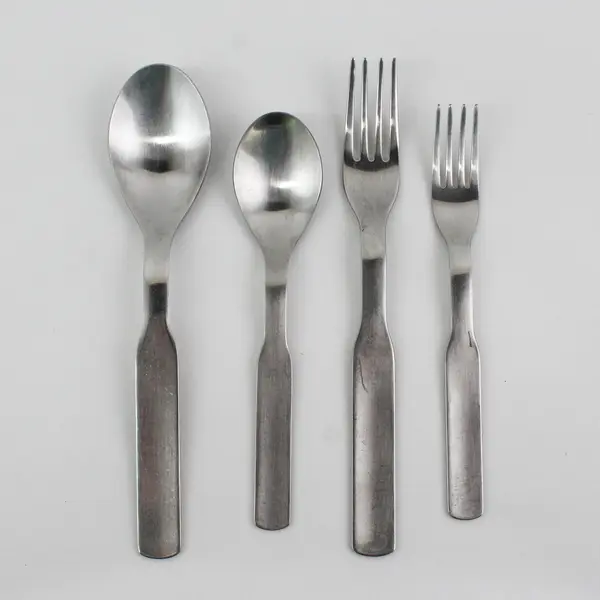 Set of 4 IKEA 365+ Stainless Steel Salad Fork Dining Fork Soup Spoon Teaspoon