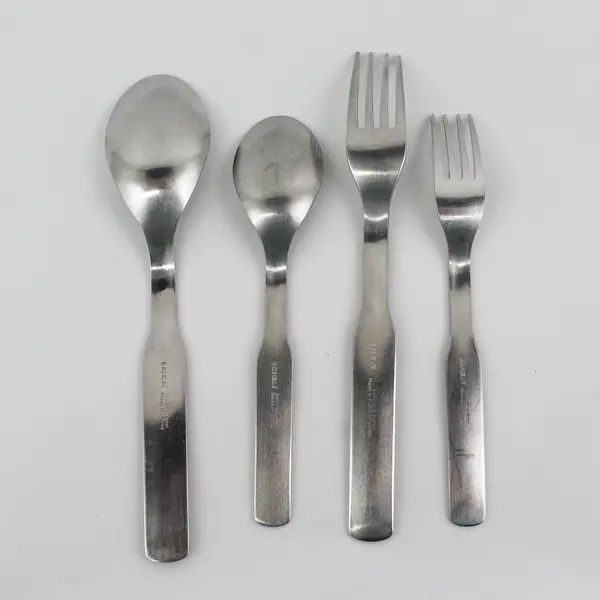 Set of 4 IKEA 365+ Stainless Steel Salad Fork Dining Fork Soup Spoon Teaspoon