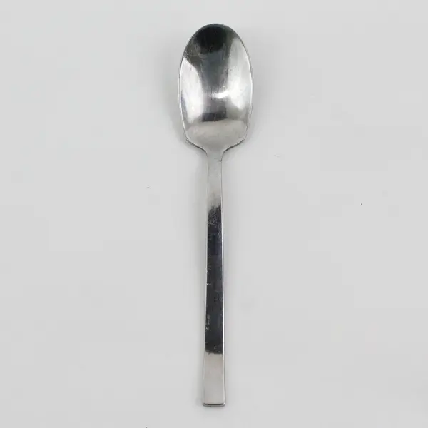 IKEA Stainless Steel Teaspoon Lard Pattern Glossy Flat Tip 